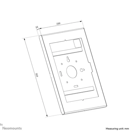 Tabletin kuori Neomounts WL15-601BL1 Musta